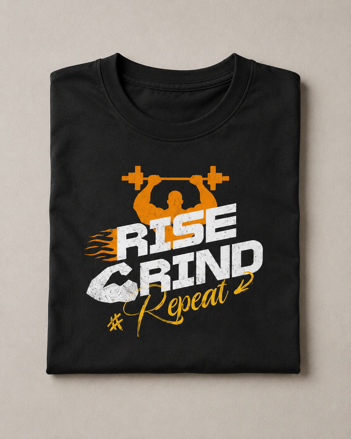 Rise Grind Repeat Gym T-Shirt