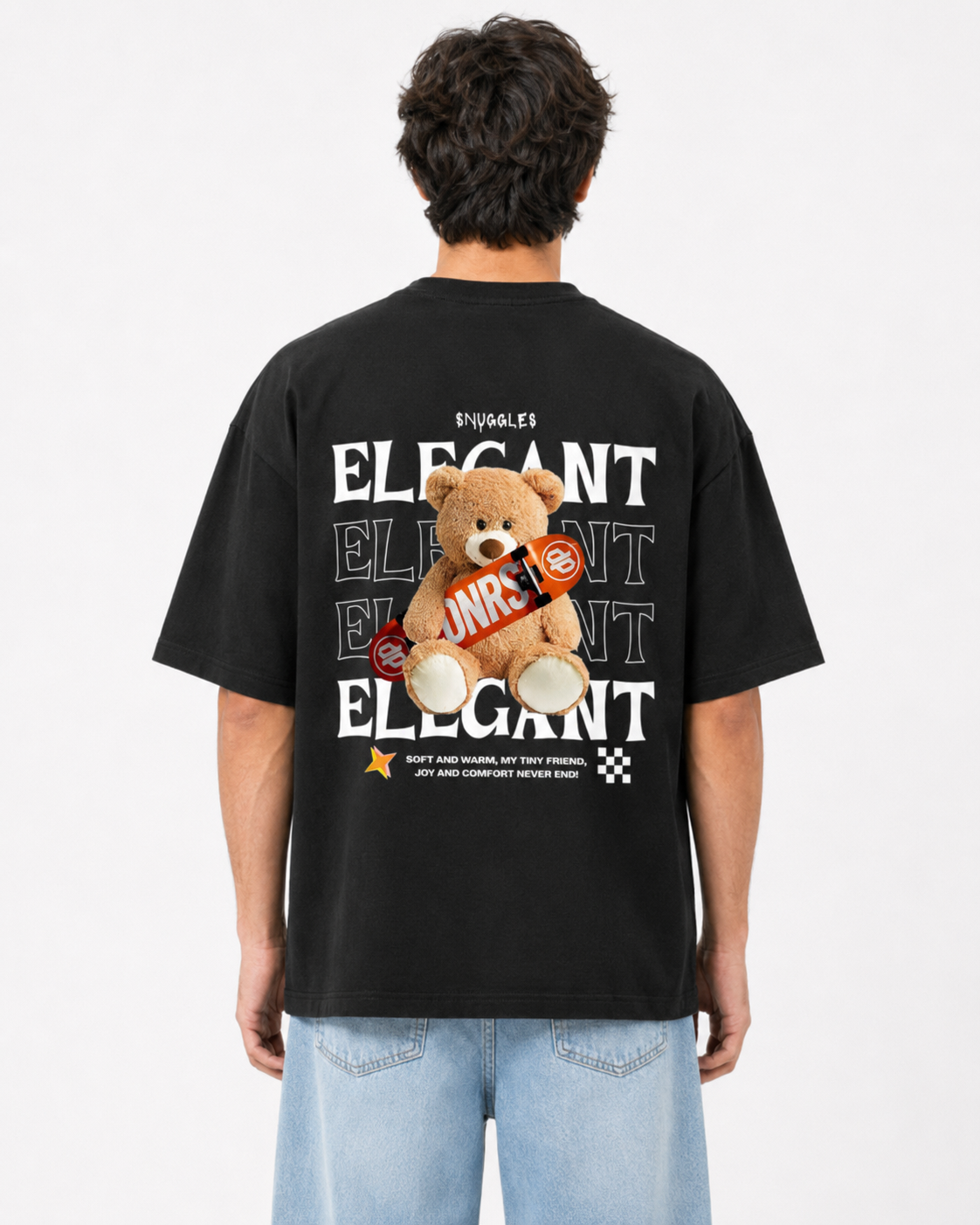 Elegant Bear Oversized T-shirt