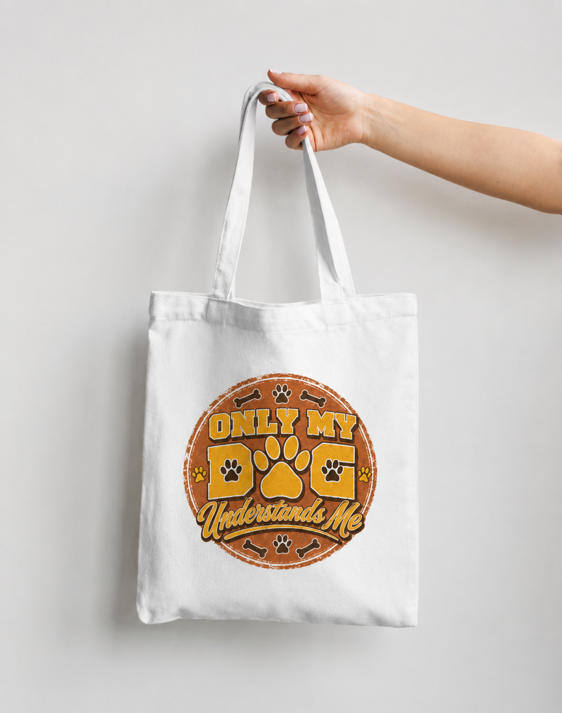 Only My Dog Understands Me Tote Bag